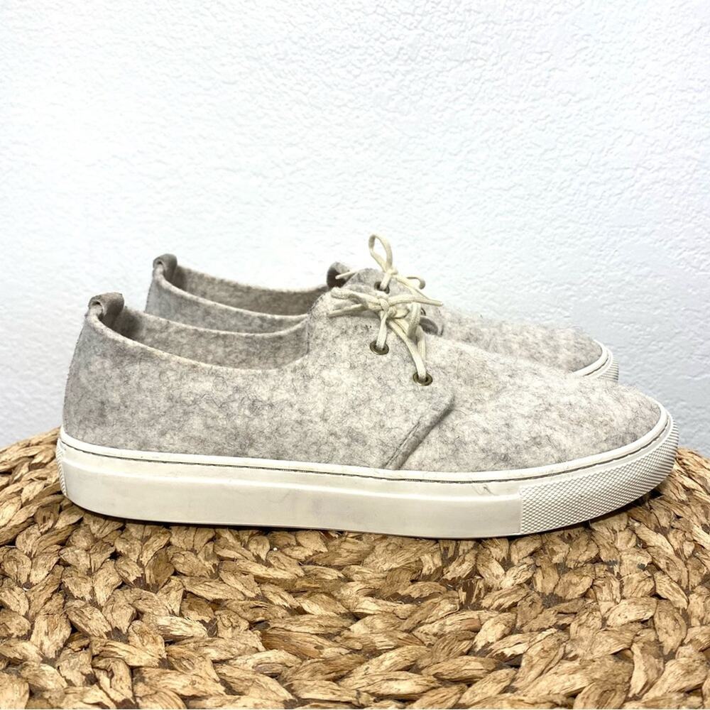 Zuzii wool beige sneakers lace women 8 Minimalist Comfort